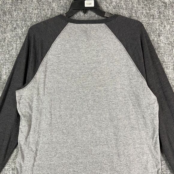 American Eagle Shirt Extra Large Mens Seriously Soft Casual Long-Sleeve Raglan - Picture 4 of 10